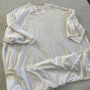 ASOS White Embroidered Blouse